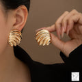 Au Shell Earrings