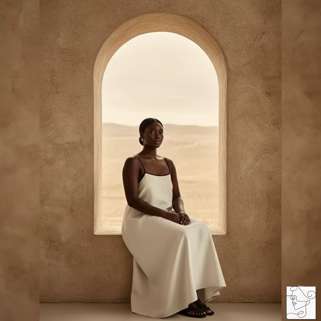 The Clean Line Maxi Dress